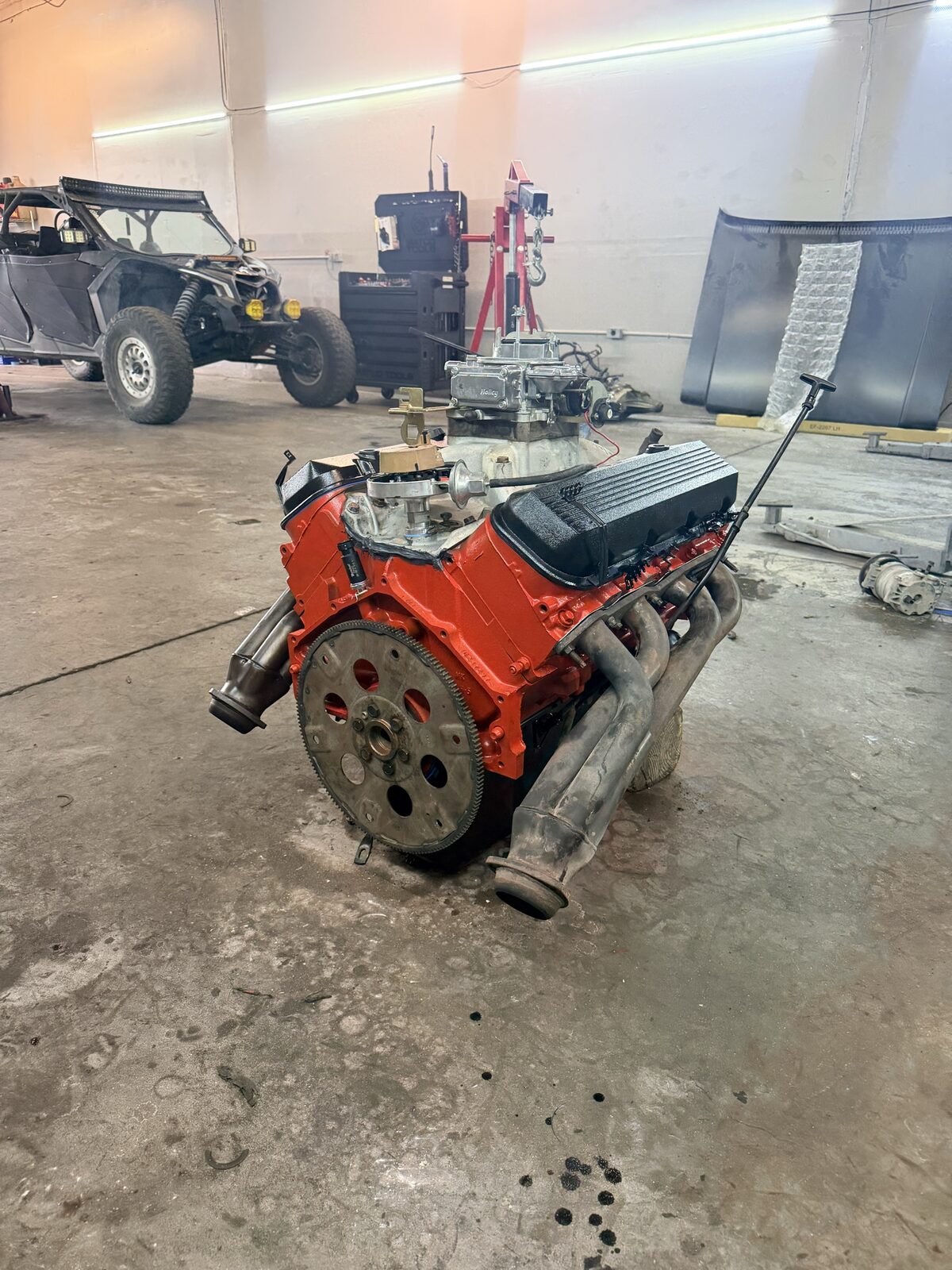 Finished engine rebuild from a different angle